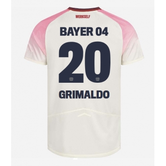Billige Fotballdrakt Bayer Leverkusen Alejandro Grimaldo #20 Replika Bortedrakt 2025-26 Kortermet